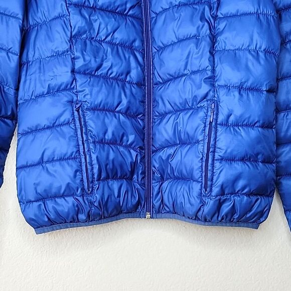 BLACK RIVET Casual Blue Puff Jacket size M Warm Fall Winter - Picture 4 of 13